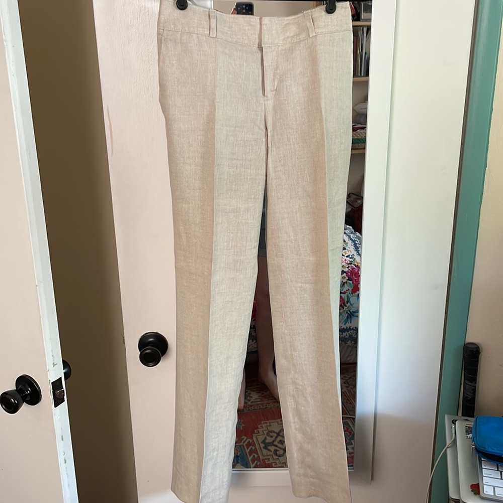 Beautiful 100% Linen “Martin” Suit Pants by Banana Republic A Wardrobe Staple!🤩